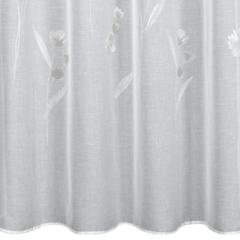 FIRANA GOTOWA ISABEL 140 X 250 CM BIAŁY