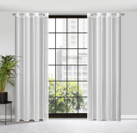 FIRANA GOTOWA JULITA 140 X 250 CM BIAŁY