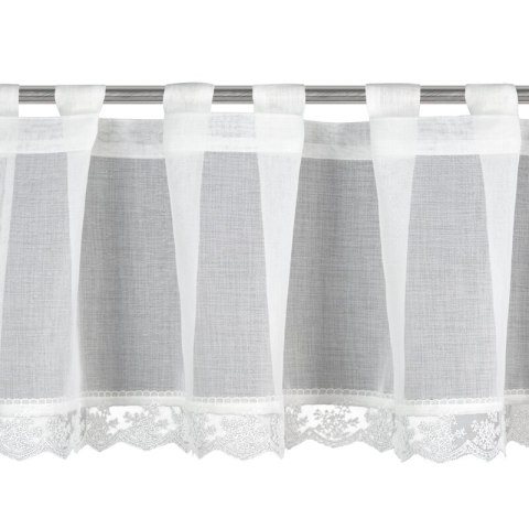 FIRANA GOTOWA SUZAN NA SZELKACH 150 X 40 CM BIAŁY