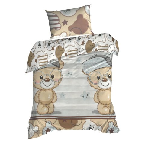 KOMPLET POŚCIELI DZIECIĘCEJ KID 12 100 X 135 CM BIAŁY