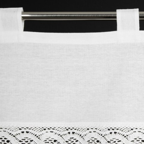 FIRANA GOTOWA VINCE NA SZELKACH 150 X 30 CM BIAŁY
