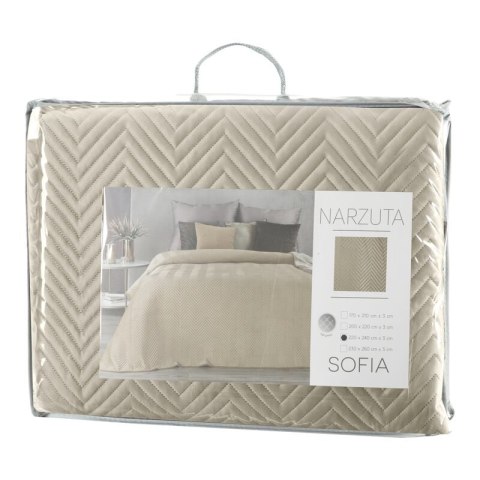 NARZUTA SOFIA 200 X 220 CM KREMOWY