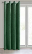 ZASŁONA GOTOWA D91 ROSA 140 X 250 CM CIEMNOZIELONY