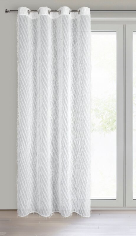 ZASŁONA GOTOWA LAUREL 140 X 250 CM BIAŁY