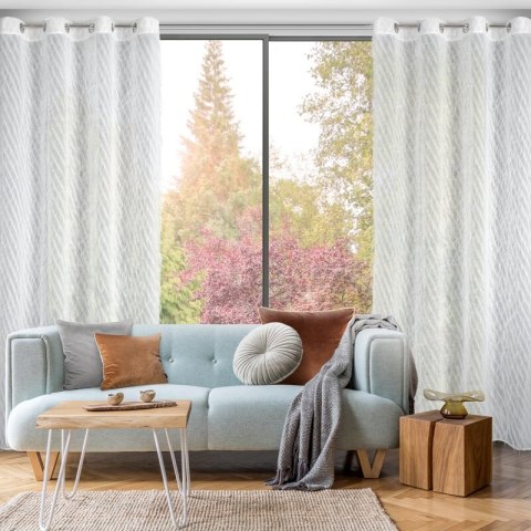 ZASŁONA GOTOWA LAUREL 140 X 250 CM BIAŁY
