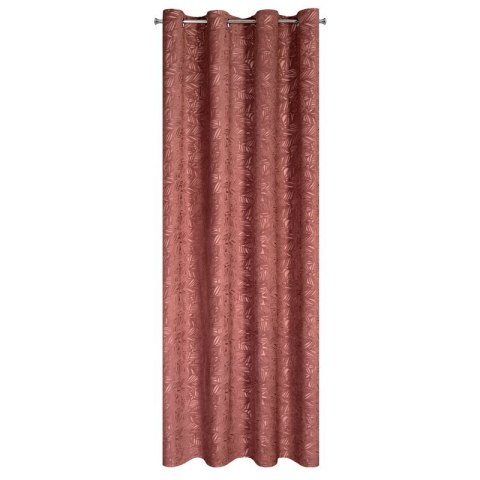 ZASŁONA GOTOWA OCTAVIA 140 X 250 CM CIEMNORÓŻOWY