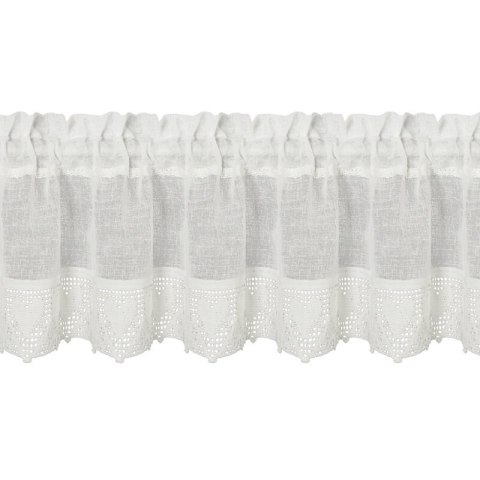 FIRANA GOTOWA DORIS NA TAŚMIE 150 X 30 CM KREMOWY