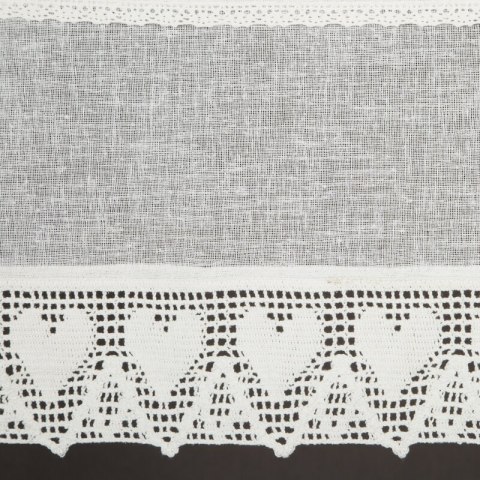 FIRANA GOTOWA DORIS NA TAŚMIE 150 X 30 CM KREMOWY