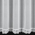 FIRANA GOTOWA SUZAN NA TAŚMIE 350 X 150 CM BIAŁY