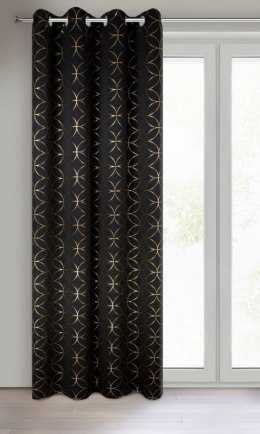 ZASŁONA GOTOWA ABELLA 135 X 250 CM CZARNY