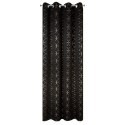 ZASŁONA GOTOWA ABELLA 135 X 250 CM CZARNY