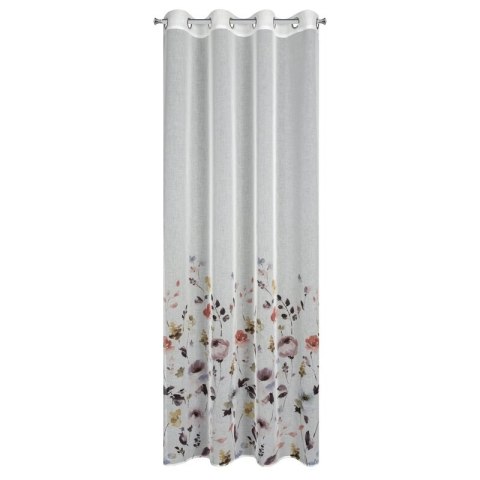 ZASŁONA GOTOWA D91 LAVIN 140 X 250 CM BIAŁY