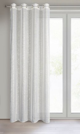 ZASŁONA GOTOWA D91 MILY1 140 X 250 CM BIAŁY