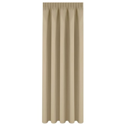 ZASŁONA GOTOWA D91 PARISA NA TAŚMIE 135 X 270 CM BEŻOWY