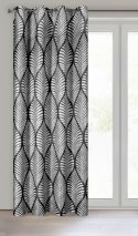 ZASŁONA GOTOWA ELOISA 140 X 250 CM CZARNY