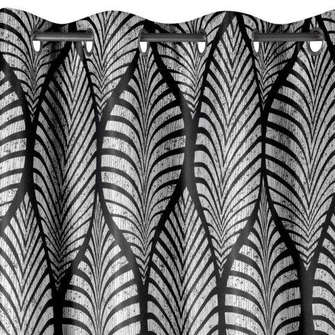 ZASŁONA GOTOWA ELOISA 140 X 250 CM CZARNY
