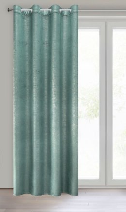 ZASŁONA GOTOWA MABEL 140 X 250 CM TURKUSOWY