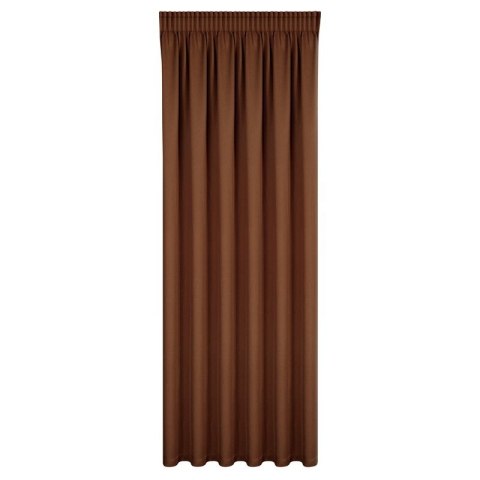 ZASŁONA GOTOWA OLENA NA TAŚMIE 140 X 270 CM CEGLASTY