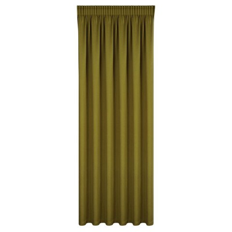 ZASŁONA GOTOWA OLENA NA TAŚMIE 140 X 270 CM CIEMNOOLIWKOWY