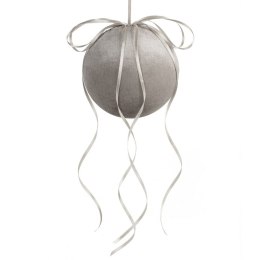 BOMBKA CHOINKOWA O 12 CM SREBRNY