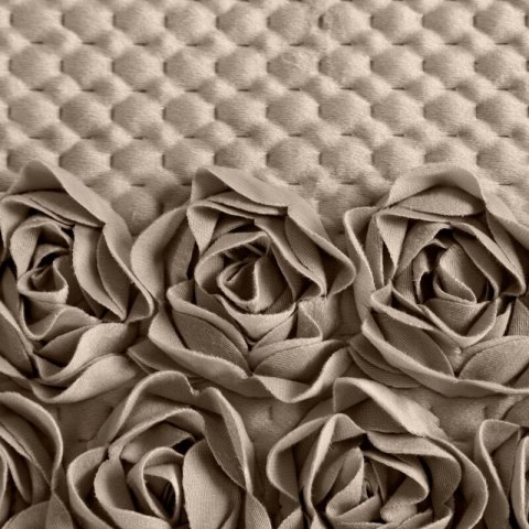 CERAMIKA ROSES 170 X 210 CM CIEMNOBEŻOWY
