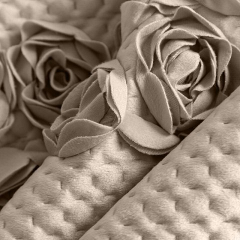 CERAMIKA ROSES 170 X 210 CM CIEMNOBEŻOWY