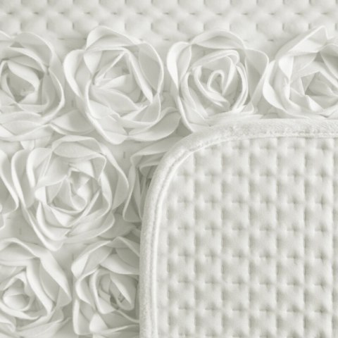 CERAMIKA ROSES 170 X 210 CM KREMOWY