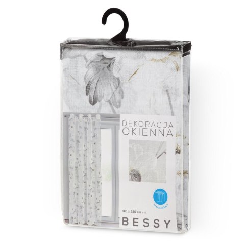 FIRANA GOTOWA BESSY 140 X 250 CM BIAŁY