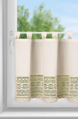 FIRANA GOTOWA MADDELINE NA SZELKACH 150 X 60 CM JASNOBEŻOWY