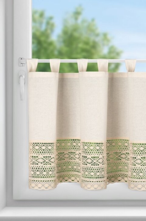 FIRANA GOTOWA MADDELINE NA SZELKACH 150 X 60 CM JASNOBEŻOWY