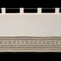 FIRANA GOTOWA MADDELINE NA SZELKACH 150 X 60 CM JASNOBEŻOWY