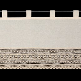 FIRANA GOTOWA MADDELINE NA SZELKACH 150 X 60 CM JASNOBEŻOWY