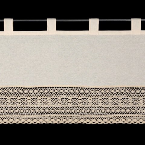 FIRANA GOTOWA MADDELINE NA SZELKACH 150 X 60 CM JASNOBEŻOWY