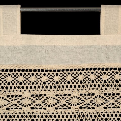 FIRANA GOTOWA MADDELINE NA SZELKACH 150 X 60 CM JASNOBEŻOWY