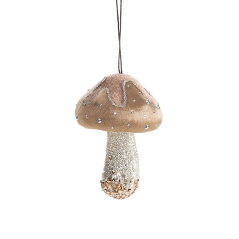 OZDOBA ŚWIĄTECZNA 639 6 X 11 CM JASNOBRĄZOWY
