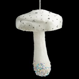 OZDOBA ŚWIĄTECZNA 641 7 X 11 CM BIAŁY