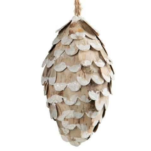 OZDOBA ŚWIĄTECZNA 658 7 X 12 CM BIAŁY