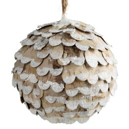 OZDOBA ŚWIĄTECZNA 659 O 10 CM BIAŁY