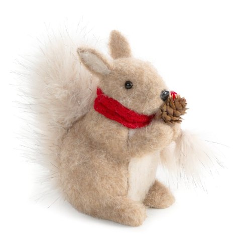 OZDOBA ŚWIĄTECZNA 700 18 X 15 X 10 CM JASNOBRĄZOWY