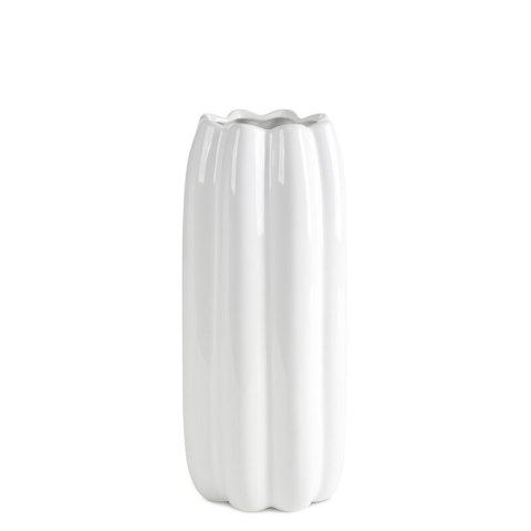 WAZON DEKORACYJNY ADELIA (03) O 17 X 30 CM BIAŁY