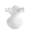 WAZON DEKORACYJNY BONITA (02) O 18 X 20 CM KREMOWY