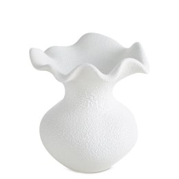 WAZON DEKORACYJNY BONITA (02) O 18 X 20 CM KREMOWY