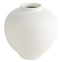 WAZON DEKORACYJNY ELAINA (01) O 24 X 25 CM KREMOWY
