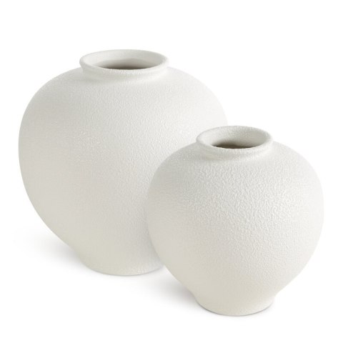 WAZON DEKORACYJNY ELAINA (02) O 17 X 17 CM KREMOWY