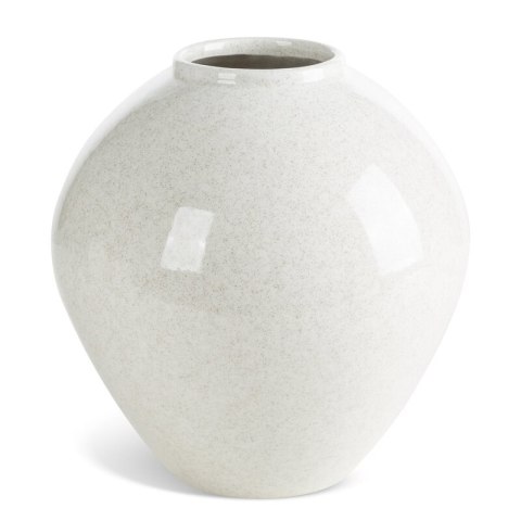 WAZON DEKORACYJNY GERI (01) O 24 X 25 CM KREMOWY