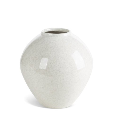 WAZON DEKORACYJNY GERI (03) O 19 X 19 CM KREMOWY
