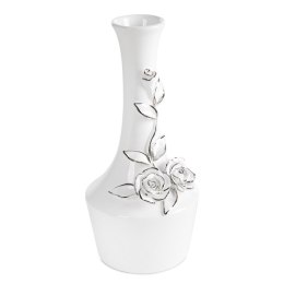 WAZON DEKORACYJNY GIANA (01) O 13 X 28 CM BIAŁY