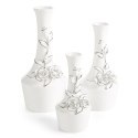 WAZON DEKORACYJNY GIANA (02) O 12 X 24 CM BIAŁY
