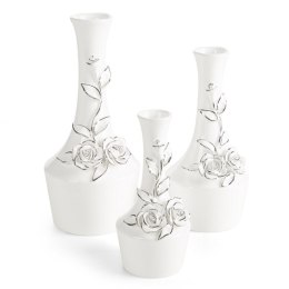 WAZON DEKORACYJNY GIANA (02) O 12 X 24 CM BIAŁY