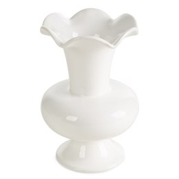 WAZON DEKORACYJNY LINZI (01) O 17 X 25 CM BIAŁY